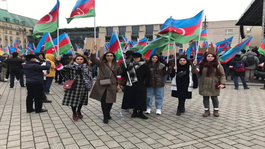 Berlində Ümumavropa Qarabağ mitinqi keçirilib